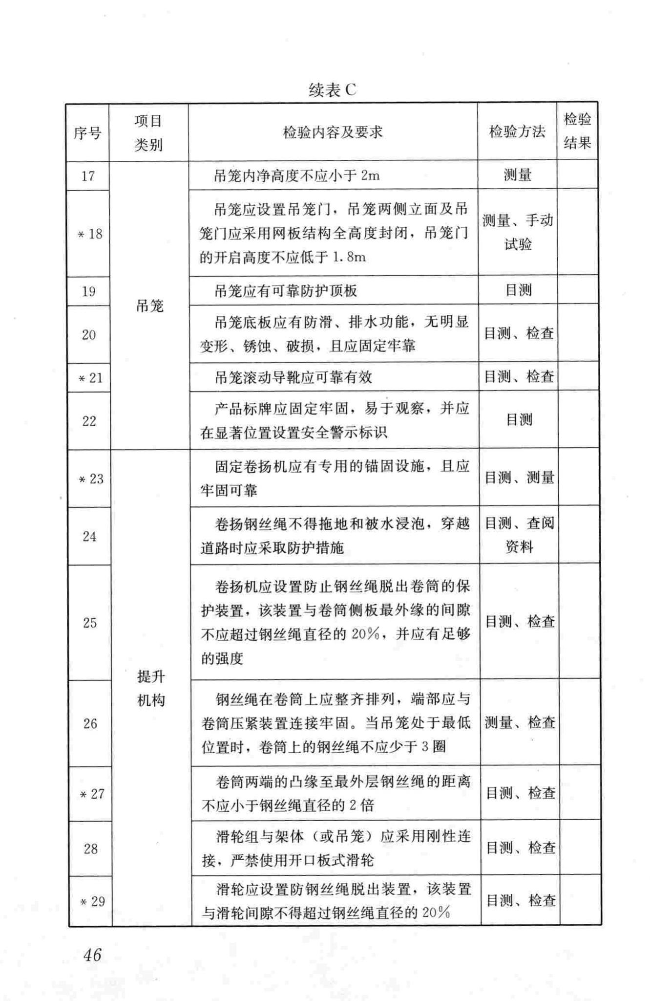 JGJ305-2013--建筑施工升降设备设施检验标准