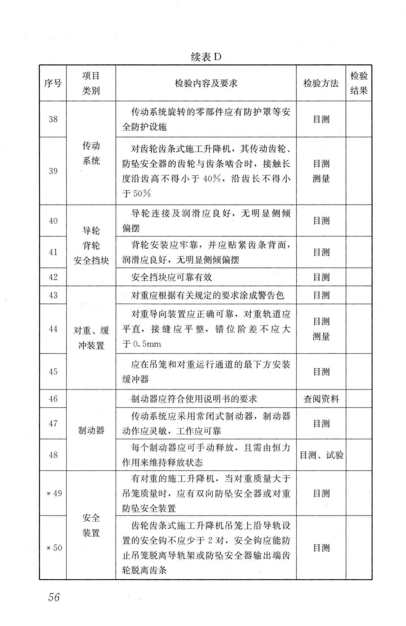 JGJ305-2013--建筑施工升降设备设施检验标准