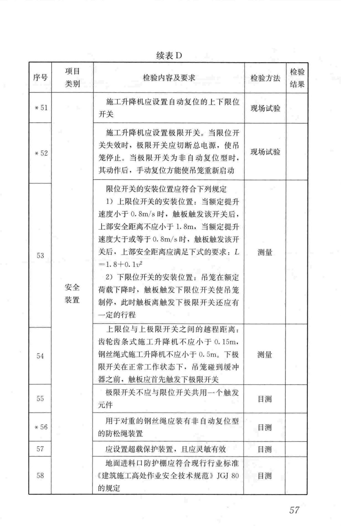 JGJ305-2013--建筑施工升降设备设施检验标准