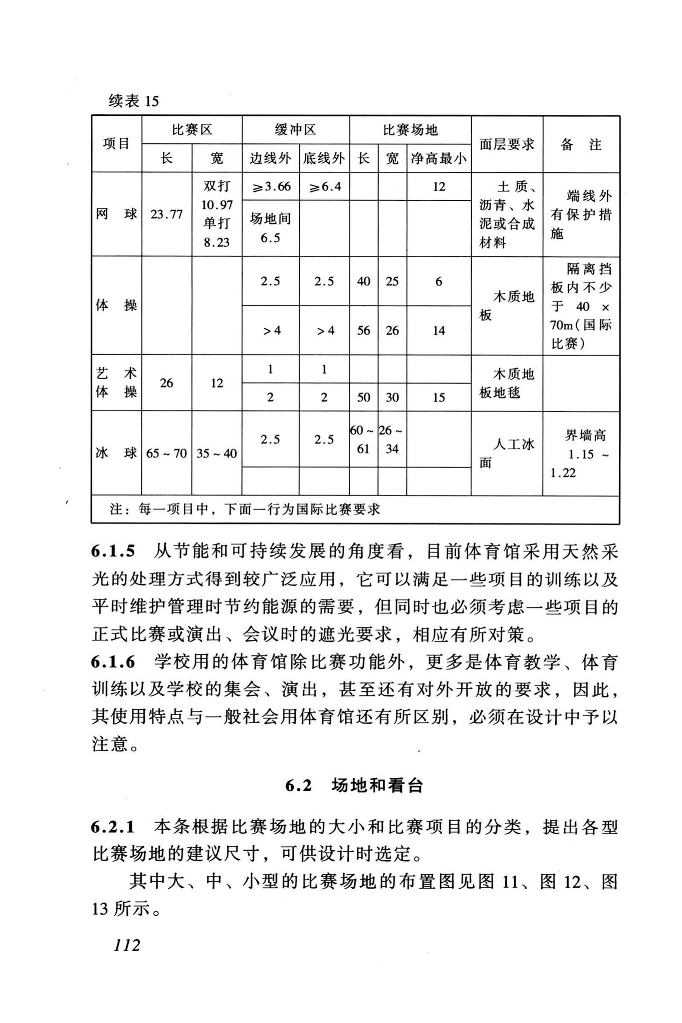 JGJ31-2003--体育建筑设计规范