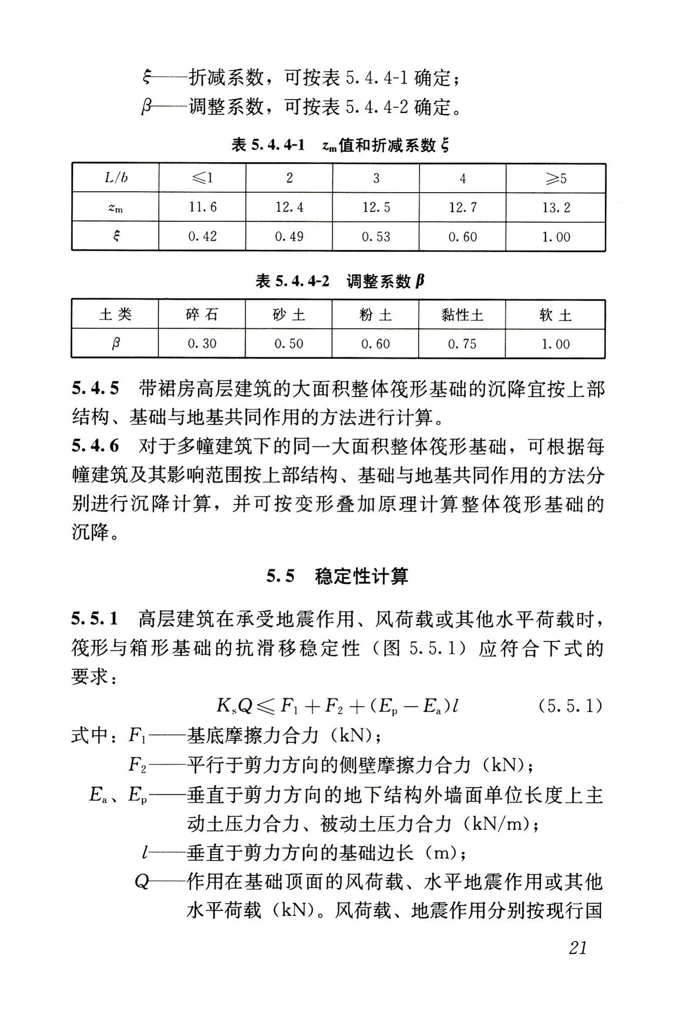 JGJ6-2011--高层建筑筏形与箱形基础技术规范