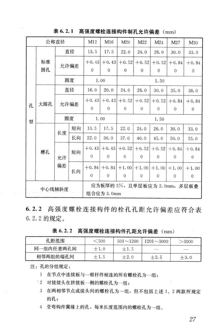 JGJ82-2011--钢结构高强度螺栓连接技术规程