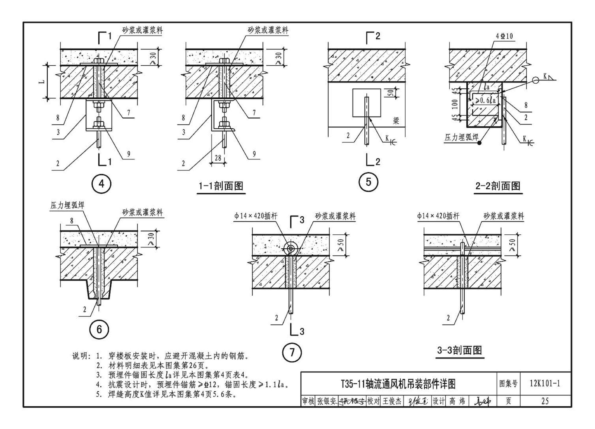 K101-1～4--通风机安装（2012年合订本）