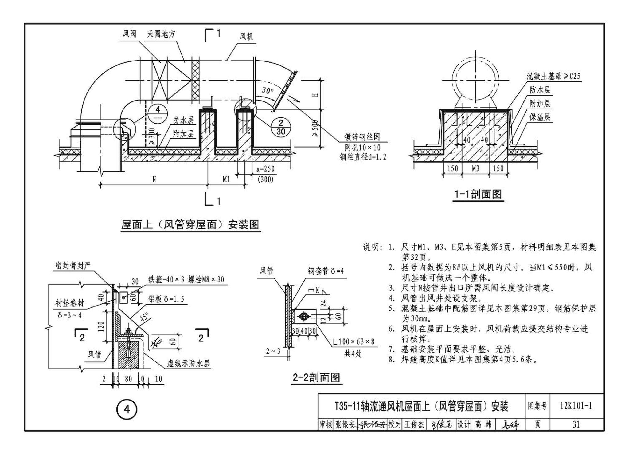 K101-1～4--通风机安装（2012年合订本）