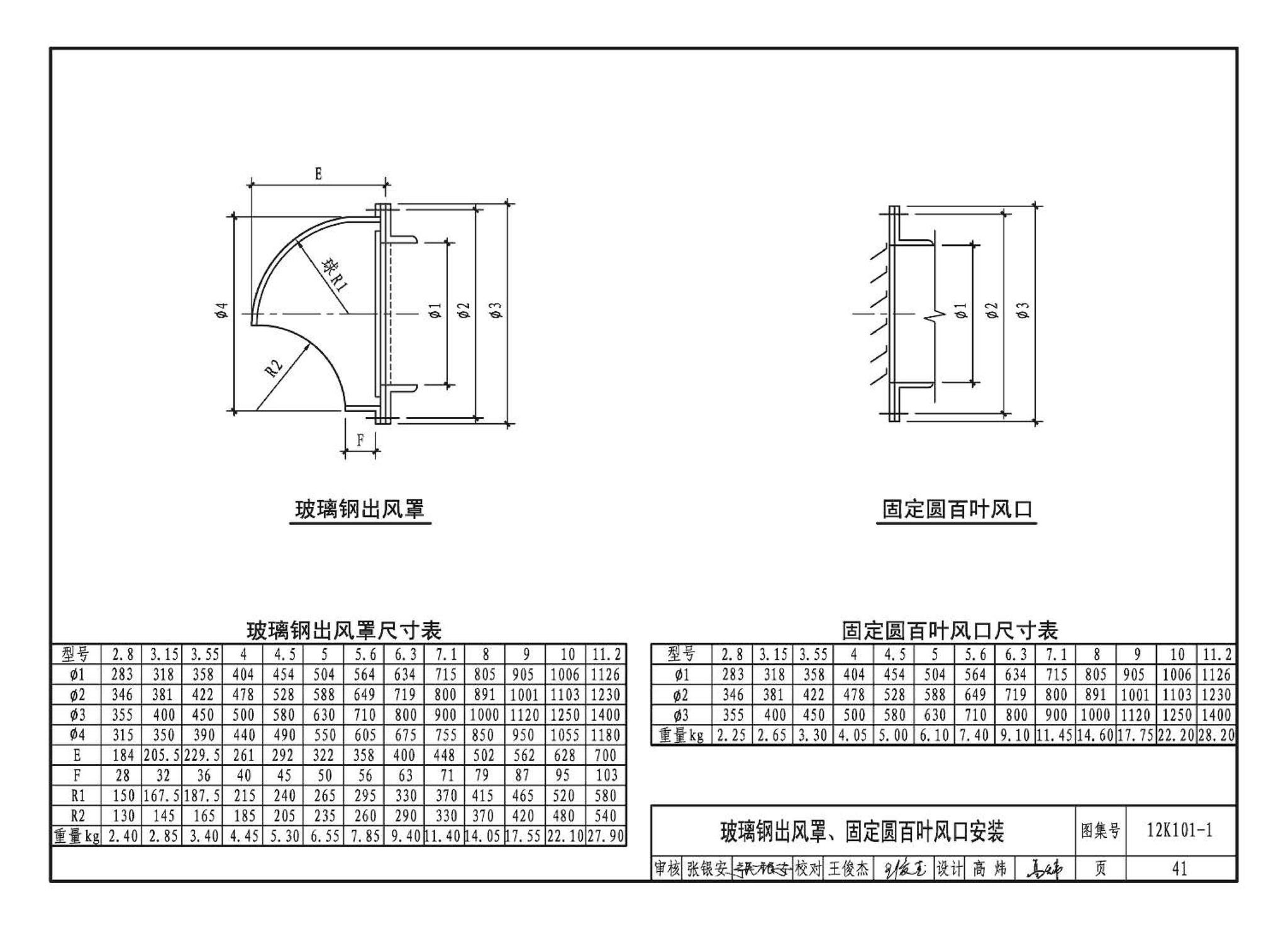 K101-1～4--通风机安装（2012年合订本）