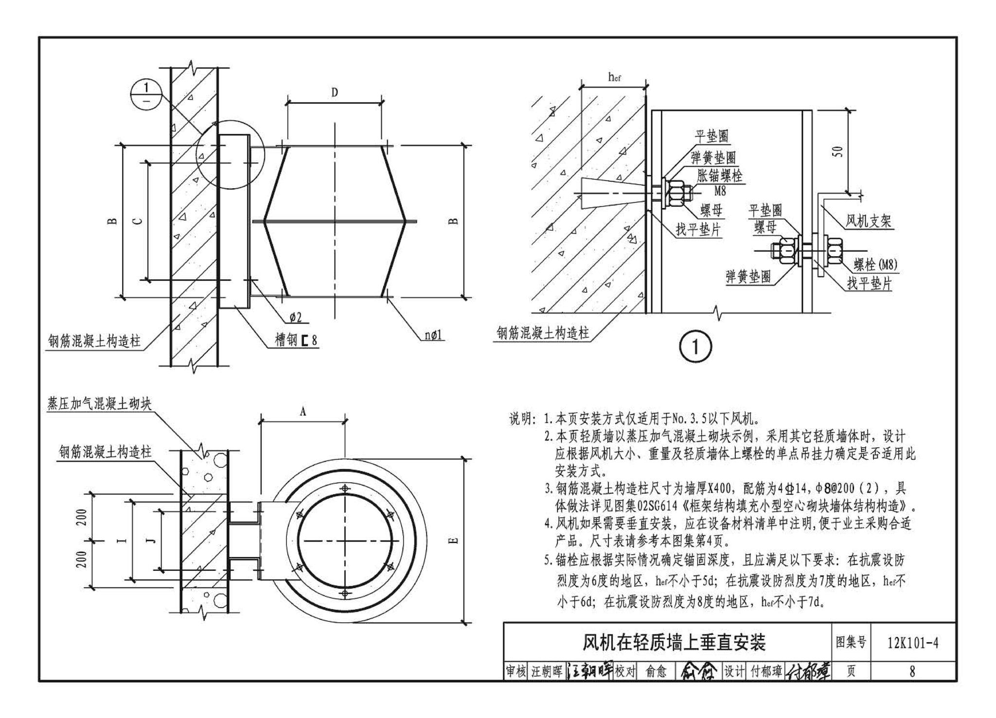 K101-1～4--通风机安装（2012年合订本）