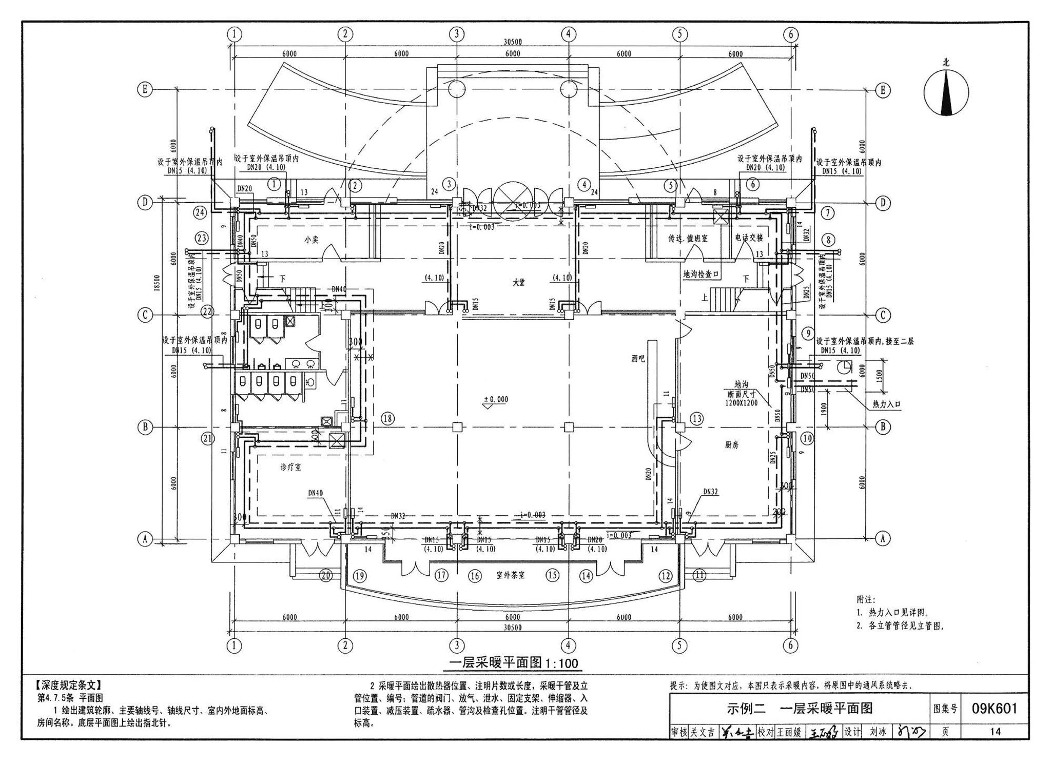 K601～602--民用建筑工程暖通空调及动力设计深度图样（2009年合订本）