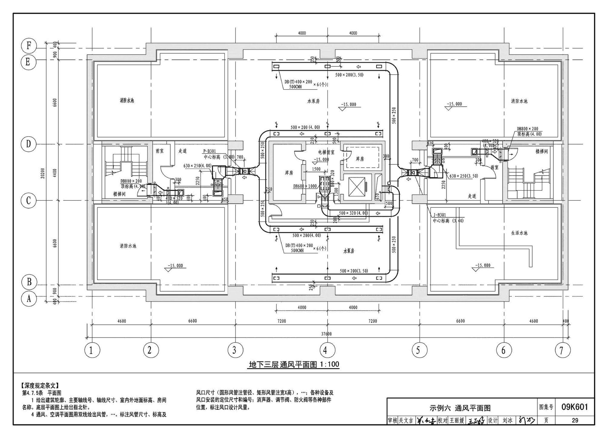 K601～602--民用建筑工程暖通空调及动力设计深度图样（2009年合订本）