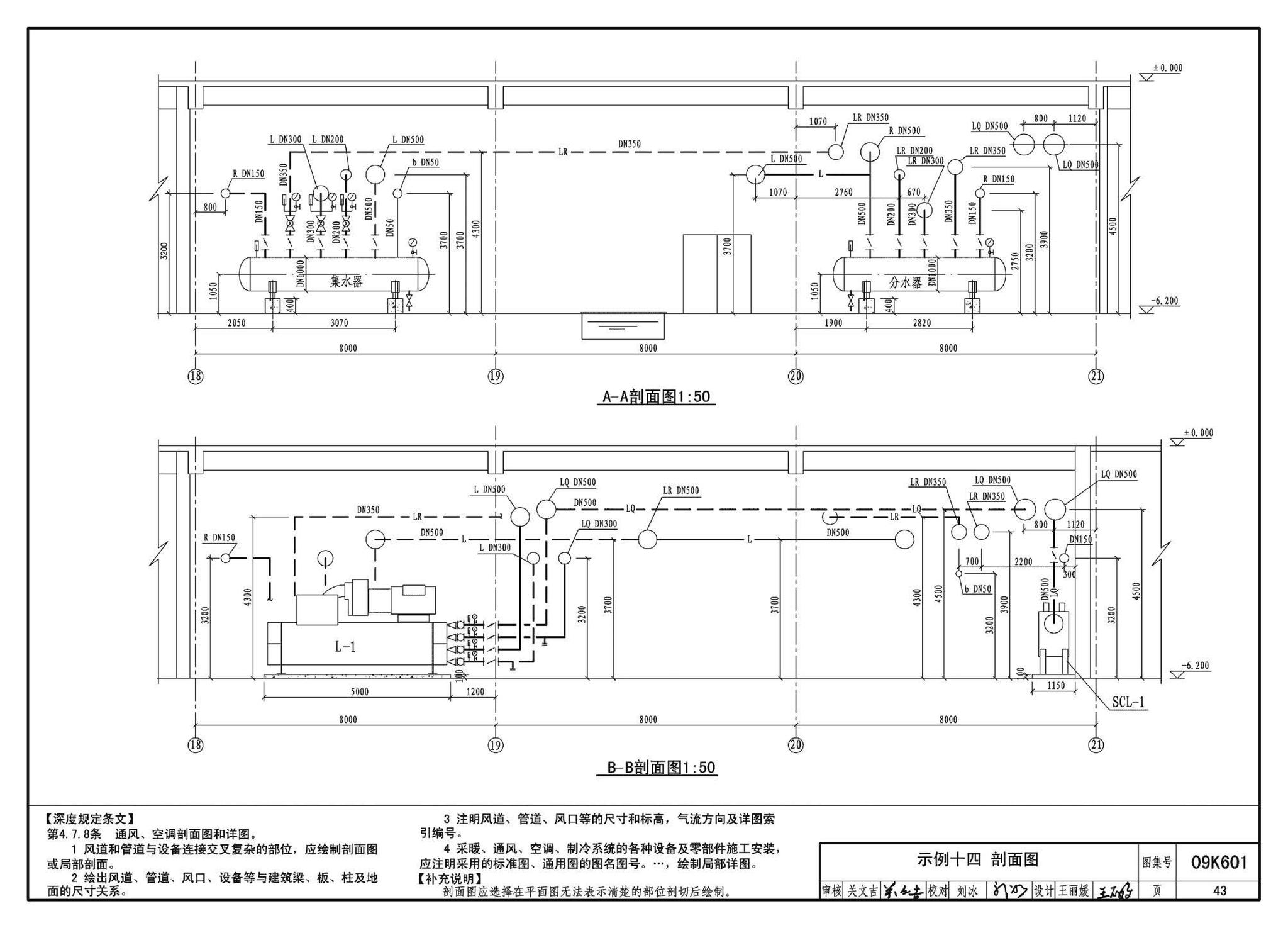 K601～602--民用建筑工程暖通空调及动力设计深度图样（2009年合订本）