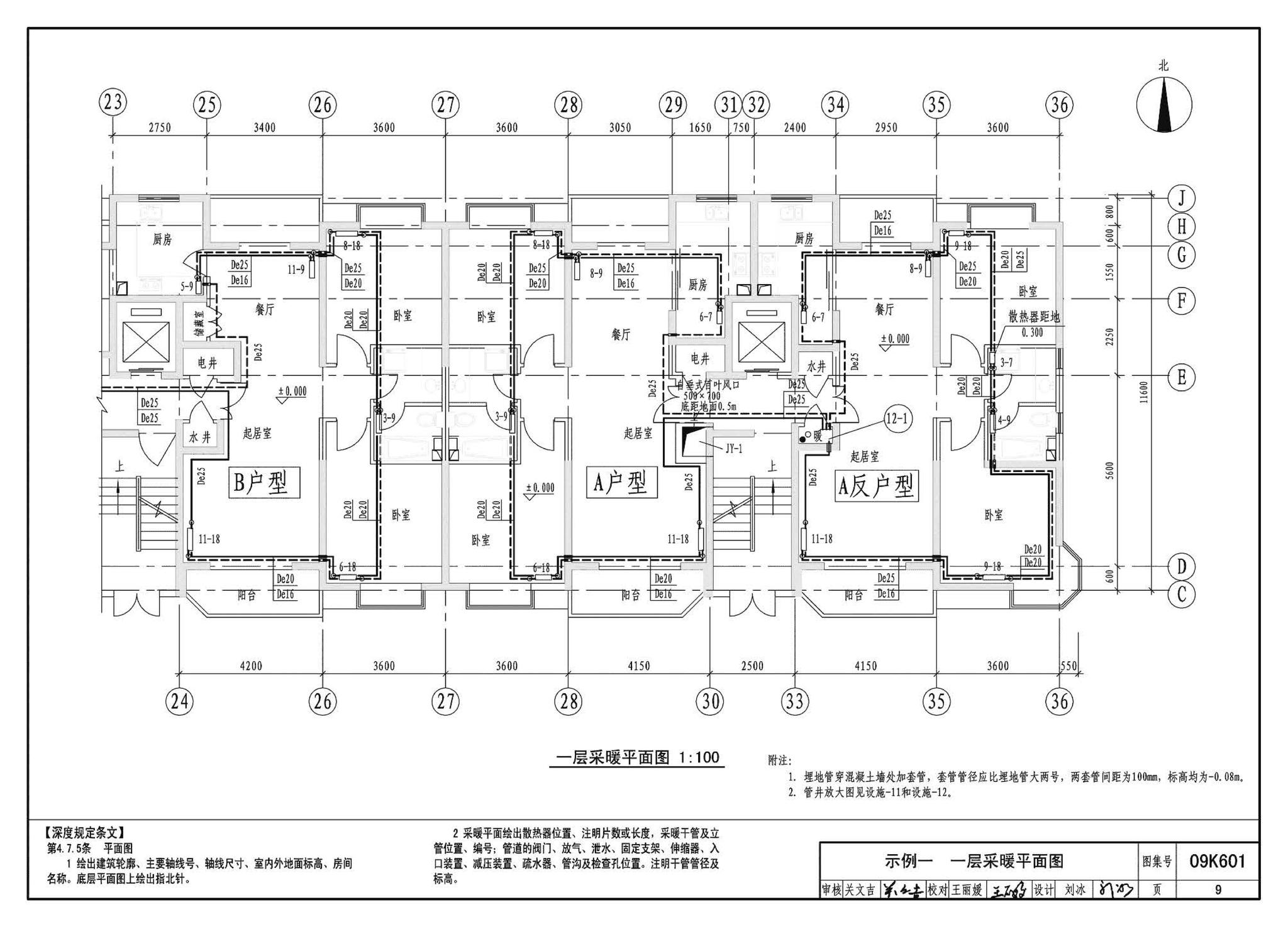 K601～602--民用建筑工程暖通空调及动力设计深度图样（2009年合订本）