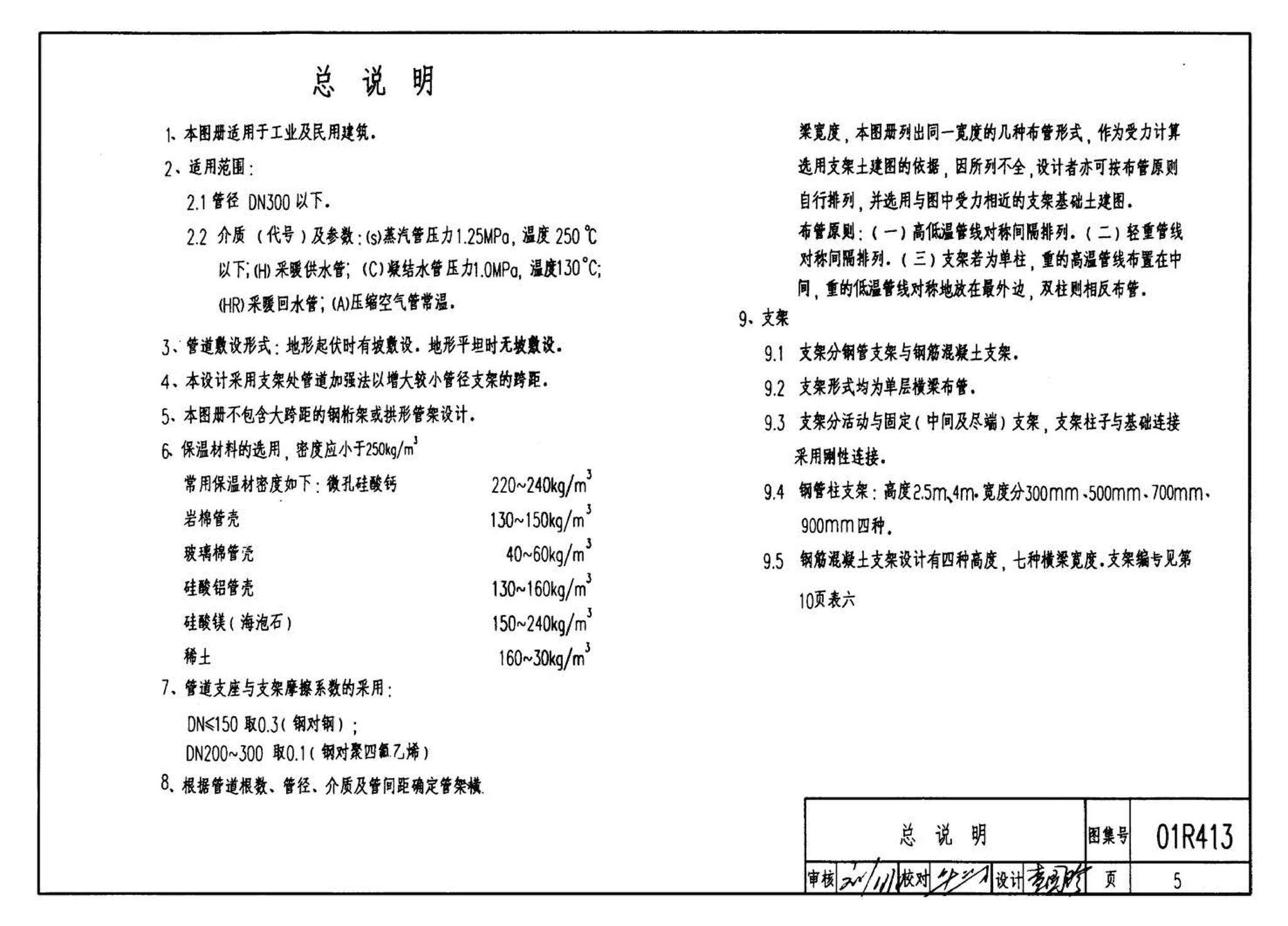 R4(三)--动力专业标准图集 室外热力管道安装(2007年合订本)