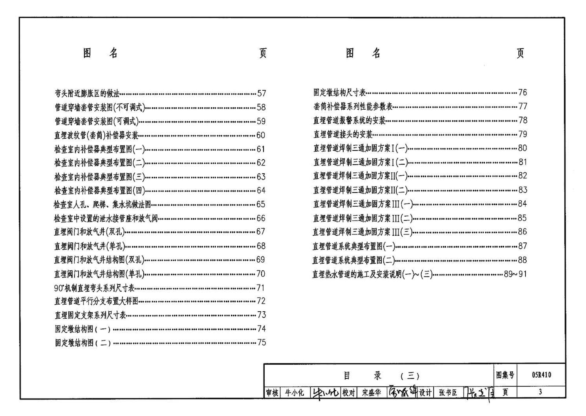 R4(三)--动力专业标准图集 室外热力管道安装(2007年合订本)