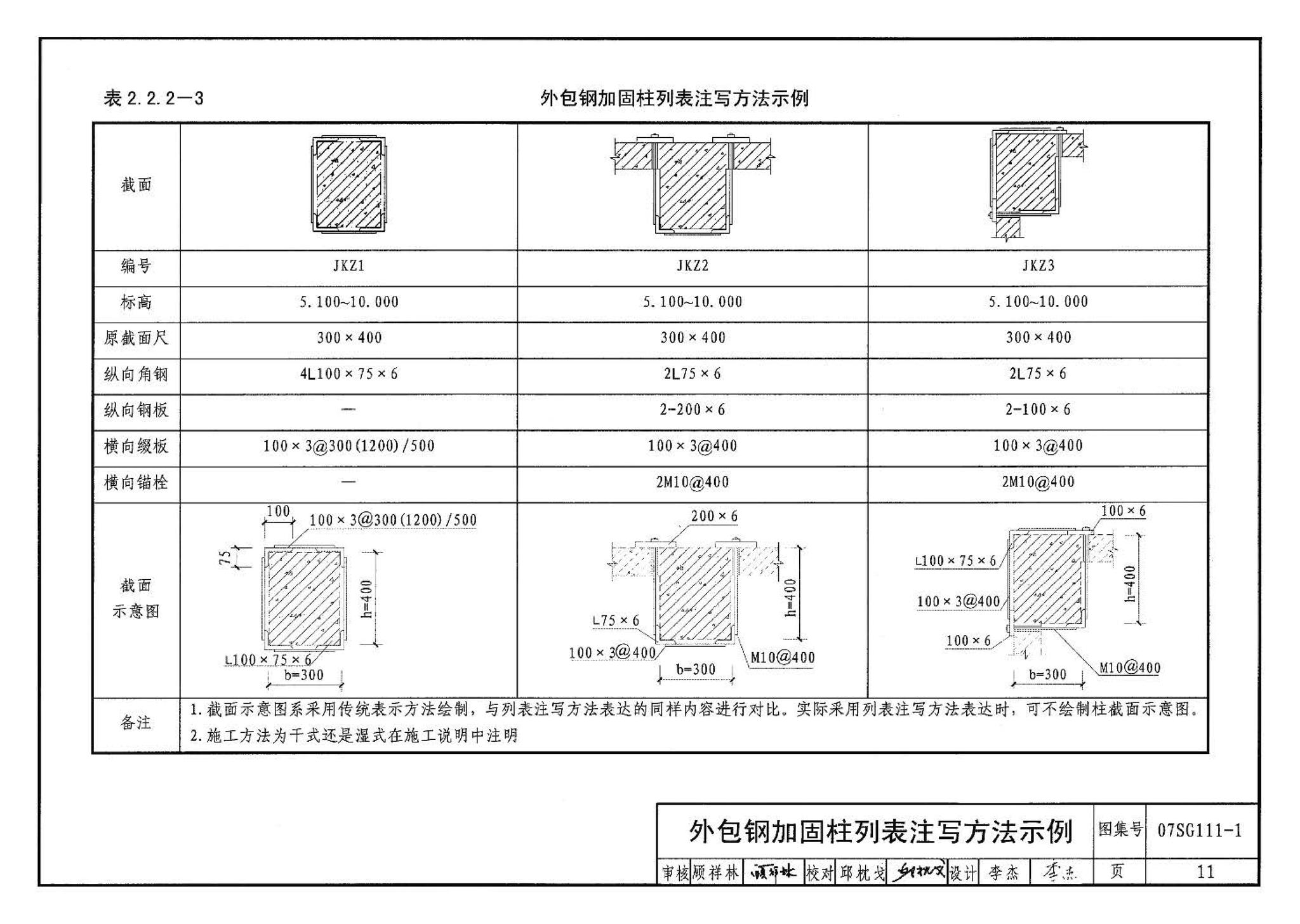 SG111-1～2--建筑结构加固施工图设计表示方法 建筑结构加固施工图设计深度图样（2008合订本）