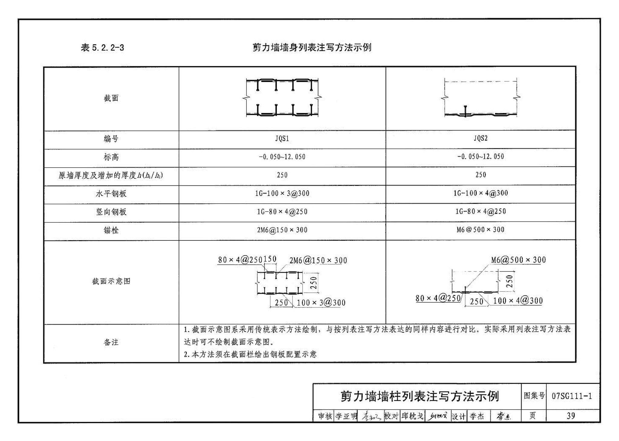 SG111-1～2--建筑结构加固施工图设计表示方法 建筑结构加固施工图设计深度图样（2008合订本）