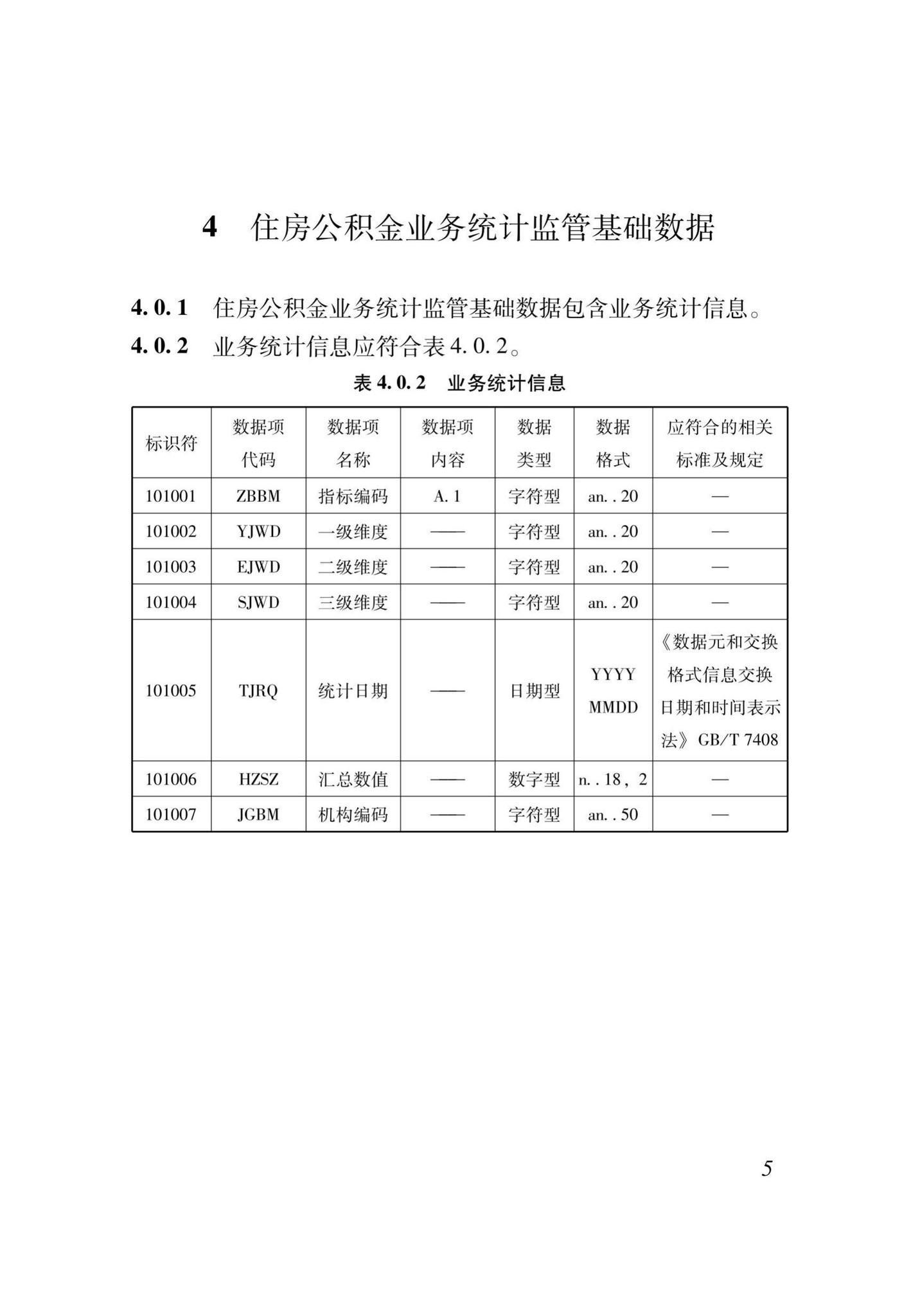 XJJ118-2020--住房公积金监管基础数据标准